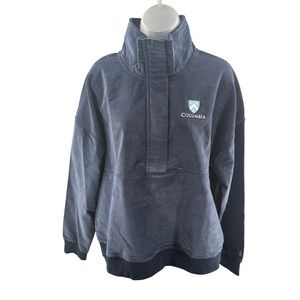 League Columbia University Corduroy Pullover Sweatshirt Stitched Womens XL New